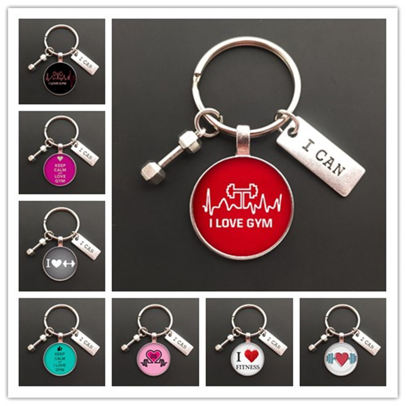 Health Wellness Gifts - 뉴 포스 스포츠 덤벨 키체인, 매력적인