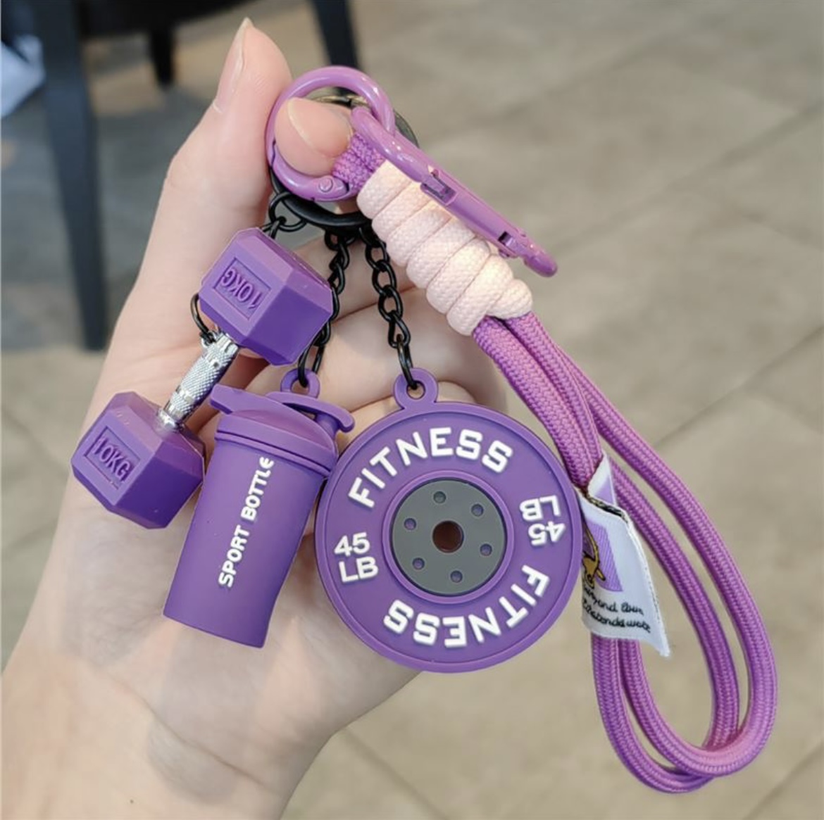 2025 핫! 피트니스 키체인 짐 바벨 키체인 역도 키 - Health Wellness Gifts 리뷰 및 가격