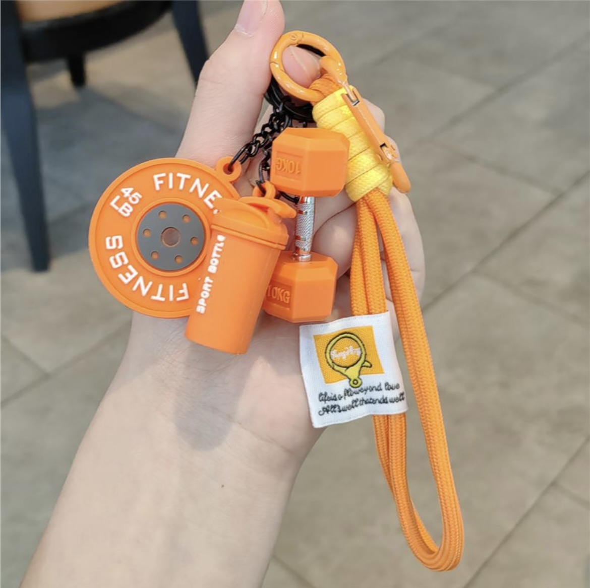 2025 핫! 피트니스 키체인 짐 바벨 키체인 역도 키 - Health Wellness Gifts 리뷰 및 가격