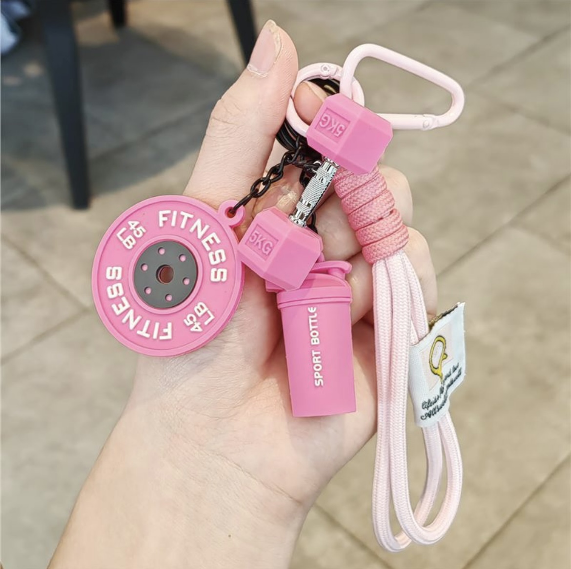 2025 핫! 피트니스 키체인 짐 바벨 키체인 역도 키 - Health Wellness Gifts 리뷰 및 가격
